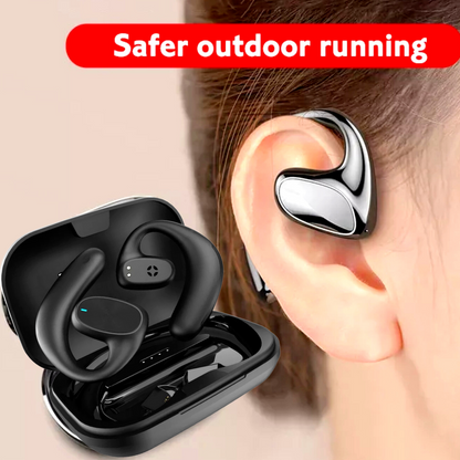 Bone Conduction Headphones Bluetooth 5.2 Wireless Open-Ear Earbuds Sport Headset