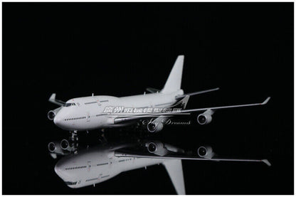 1:400 JC Wings BOEING 747-400 Passenger Blank Airplane Diecast Aircraft Model