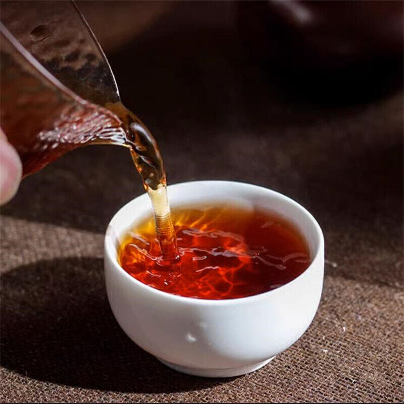 357g 2018 Gao Shan Qiao Mu Shu Puer Yunnan Seven-seed Cake Tea Ripe Puer Tea