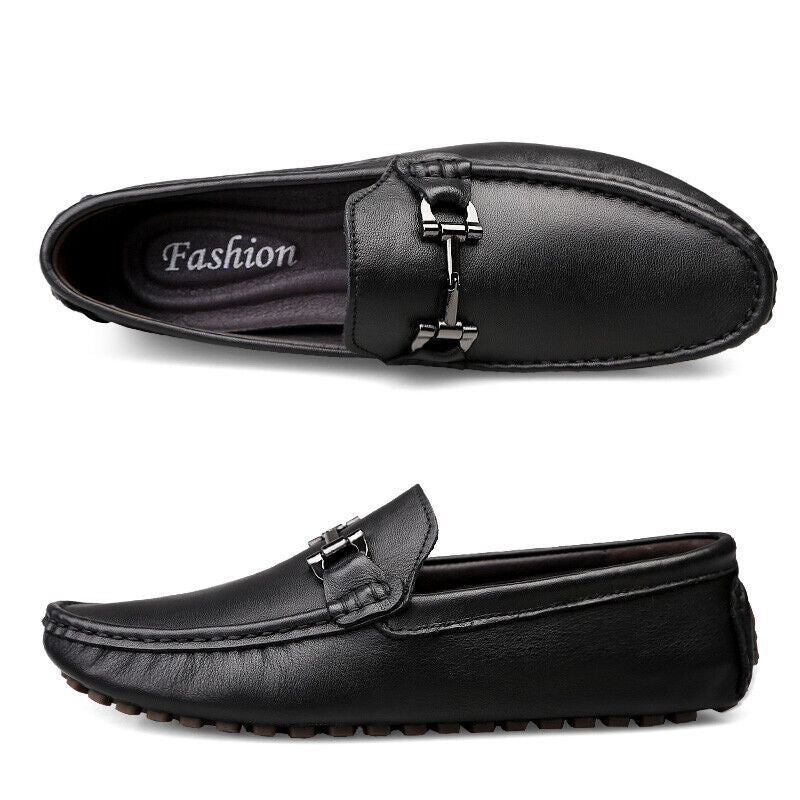 Man Shoes Leather Genuine Summer Mens Shoes Leather Loafer Shoes Men Male