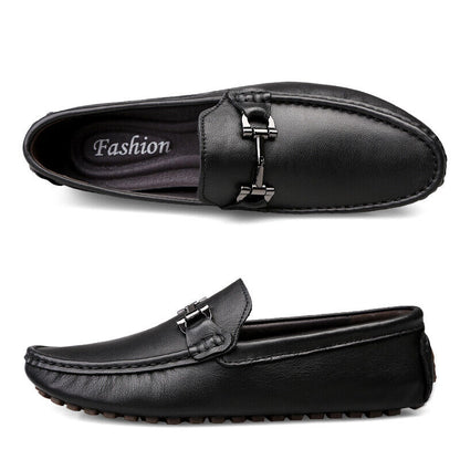 Man Shoes Leather Genuine Summer Mens Shoes Leather Loafer Shoes Men Male