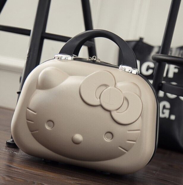 14 Inch Hello Kitty Cosmetic Case Box Beauty Makeup Bag Organizer Cartoon Hellok