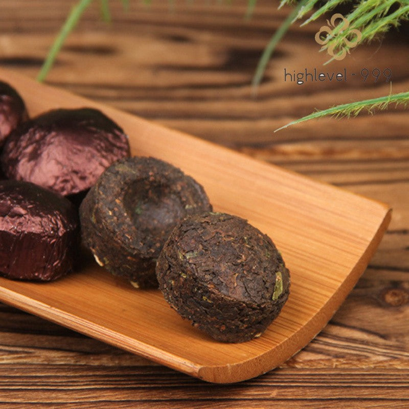 500g Ripe Pu'er Yunnan Glutinous Aroma Mini Solid Small Tuocha Compressed Tea