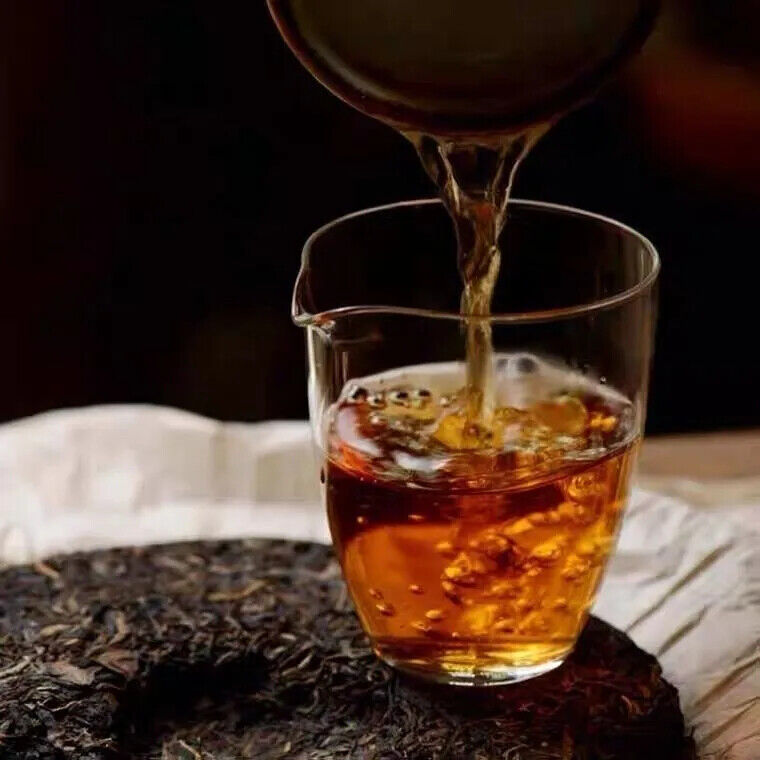 Blue India Pu'er Tea Raw Tea Zhongcha Brand Pure Dry Warehouse Seven Seed Cake