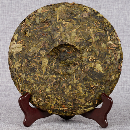 357g Puerh Tea Hundred Year Old Tree Raw Tea Cake Golden Leaf Puerh Tea Cake