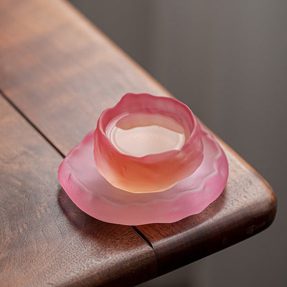 1pc Glass Master Cup Frosted Glass Shangshen Single Cup Small Tea Cup