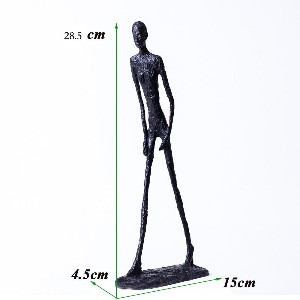 Bronze Walking Man Statue Sculpture by Giacometti Vintage Art Bronze Sculpture