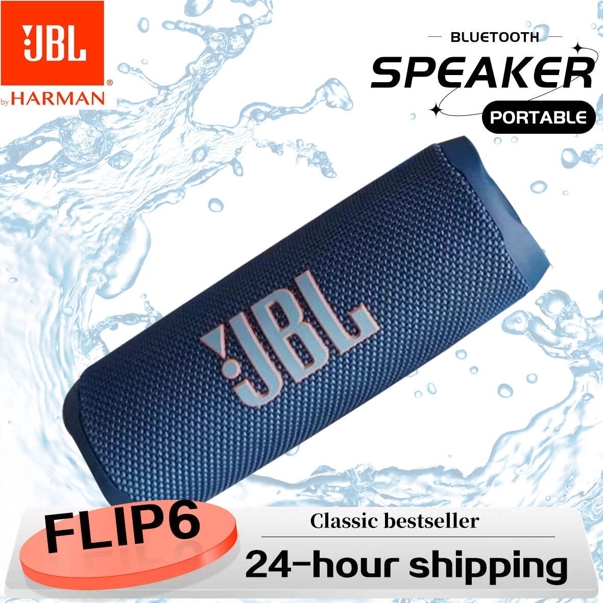 JBL Flip 6 Bluetooth Speaker Waterproof Portable Bass