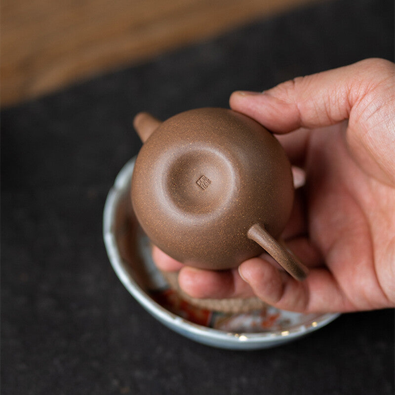 Handmade Tea Pot Original Ore Old Duan Clay Yixing Zisha Pot Wealth Bring Mascot