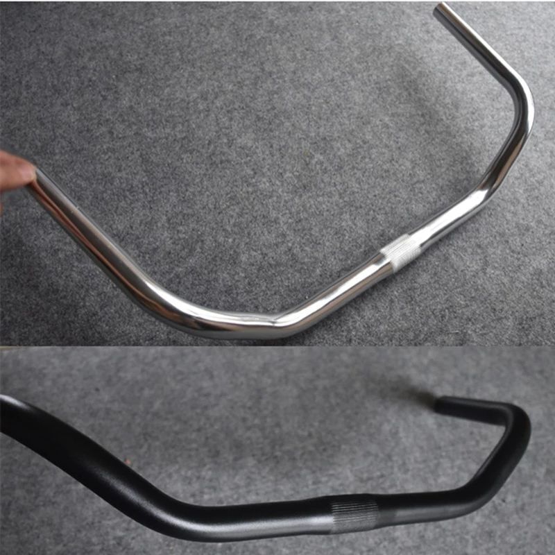 Bicycle Handlebar Retro Fixed Bike 25.4mm Cycling Parts Bend Handle Aluminum Bar