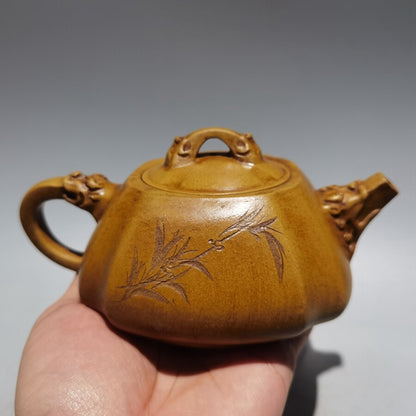 Chinese Yixing Zisha Clay Teapot Handmade Dragon Pots Purple Sand Teapot 380cc