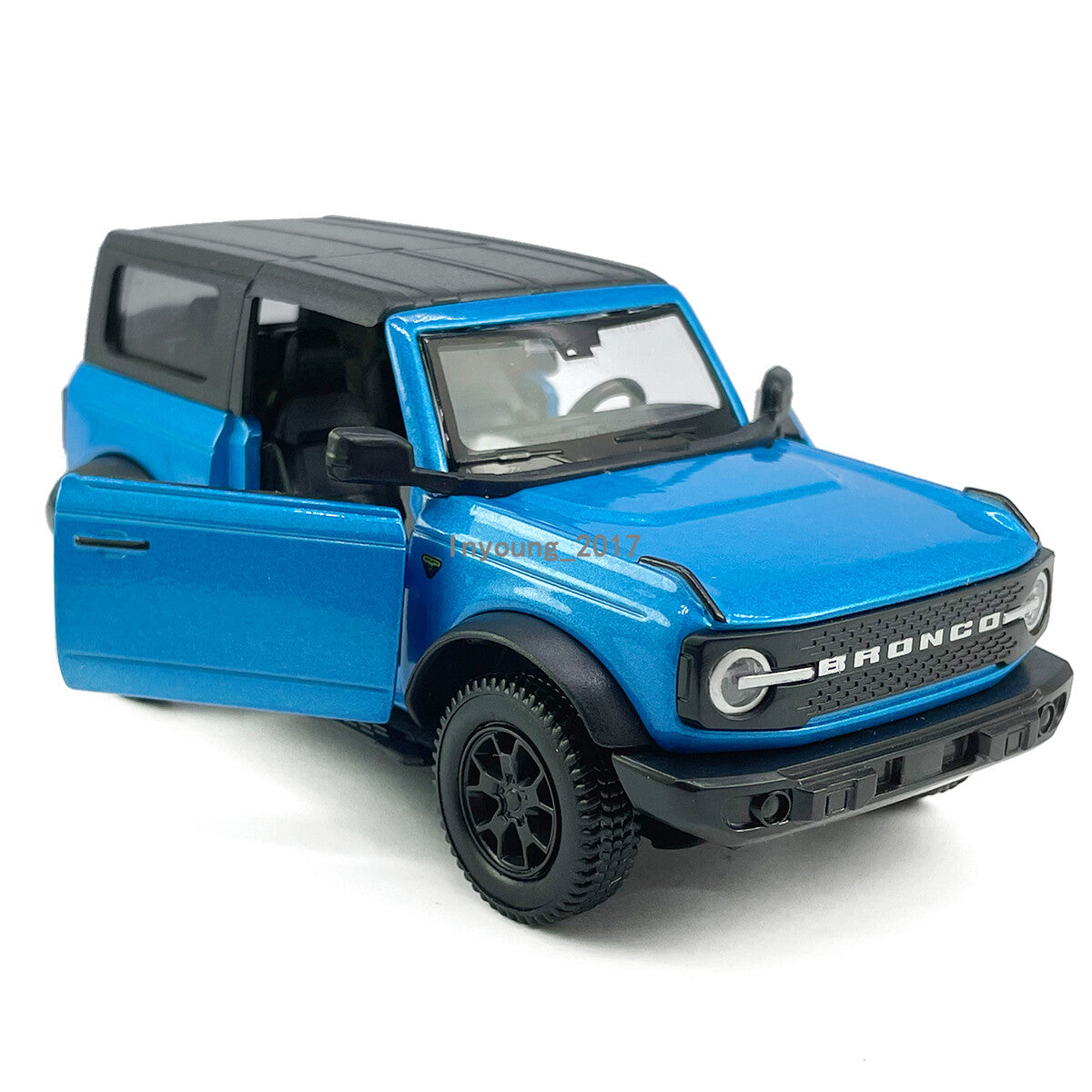 1/36 Ford Bronco Model Car Diecast Toy Vehicle Toys for Boys Kids Gifts Blue