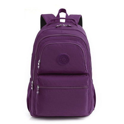 Backpack Large School Bags Anti-theft Nylon Waterproof Travel Rucksack Polyester