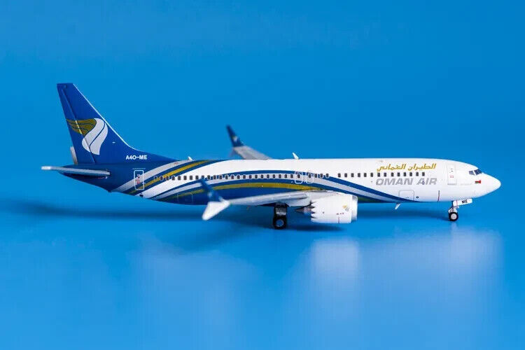 1:400 JC Wings OMAN AIR BOEING 737 MAX 8 Passenger Plane Diecast Aircraft Model