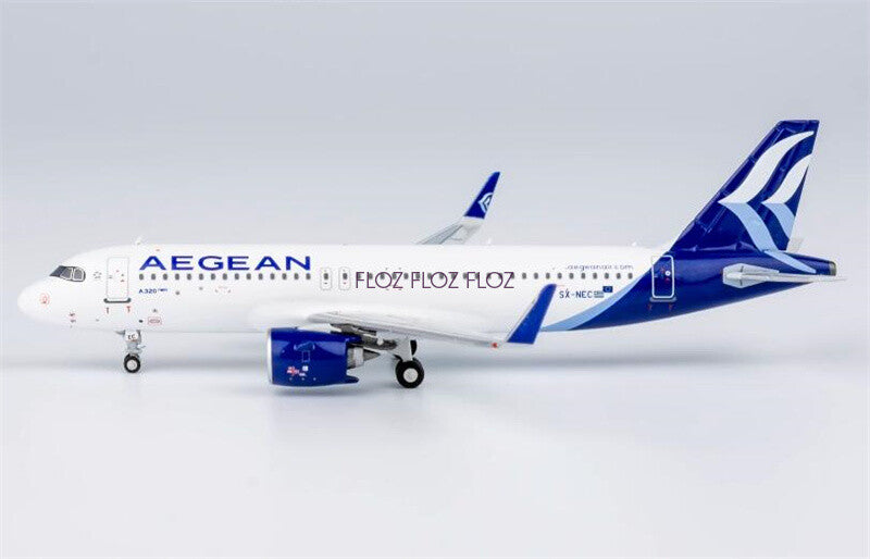 NG Models Aegean Airlines for Airbus A320 SX-NEC 1:400 Aircraft Pre-built Model