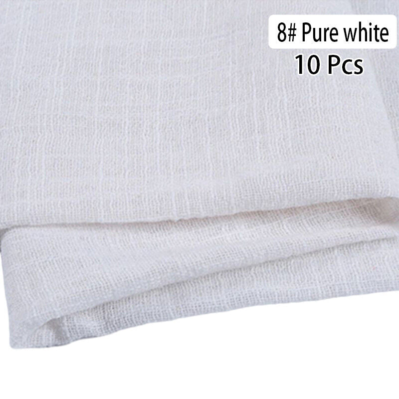 10PCS Napkins Retro Cotton Tea Towel Wedding Supplies Home Table Decor
