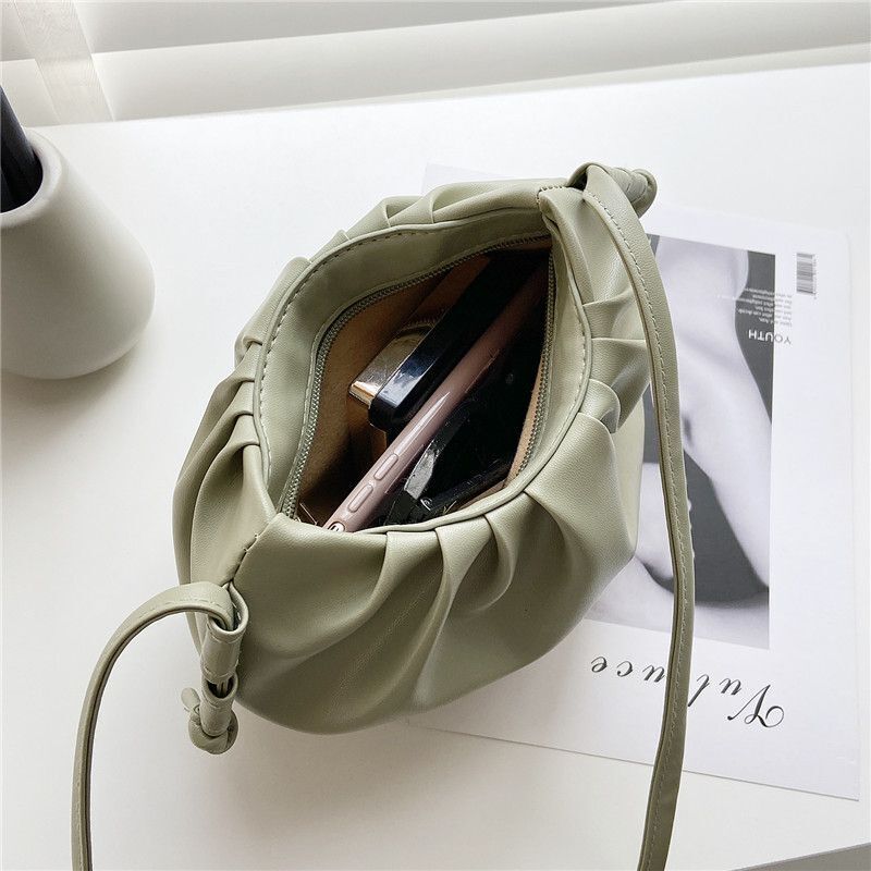 Shoulder Bag Fashion Messenger Bag Mini Cloud Purse Single Strap Handbags Zipper