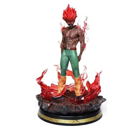Anime Naruto Shippuden GK Might Guy Eight Gates PVC Action Figure Model Statue