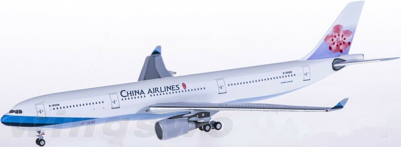 1:400 Aeroclassics CHINA AIRLINES AIRBUS A330-300 Passenger Plane Diecast Model