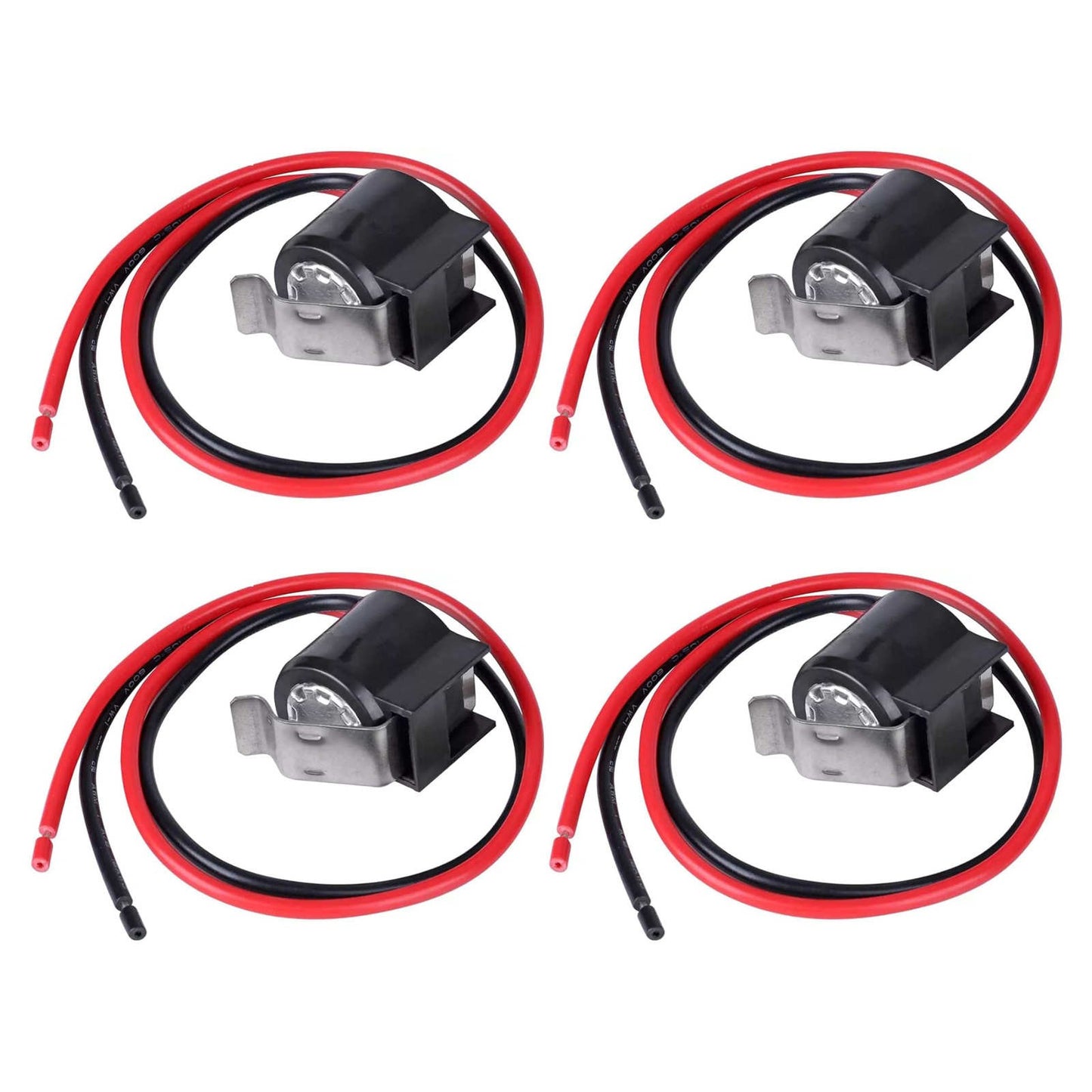 4pcs W10225581 Defrost Thermostat Replace W10260437 Part For KitchenAid