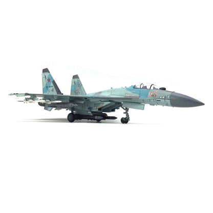 SU-35 Super Flanker Aircraft 1:100 Model Fighter Aviation Military Exhibition