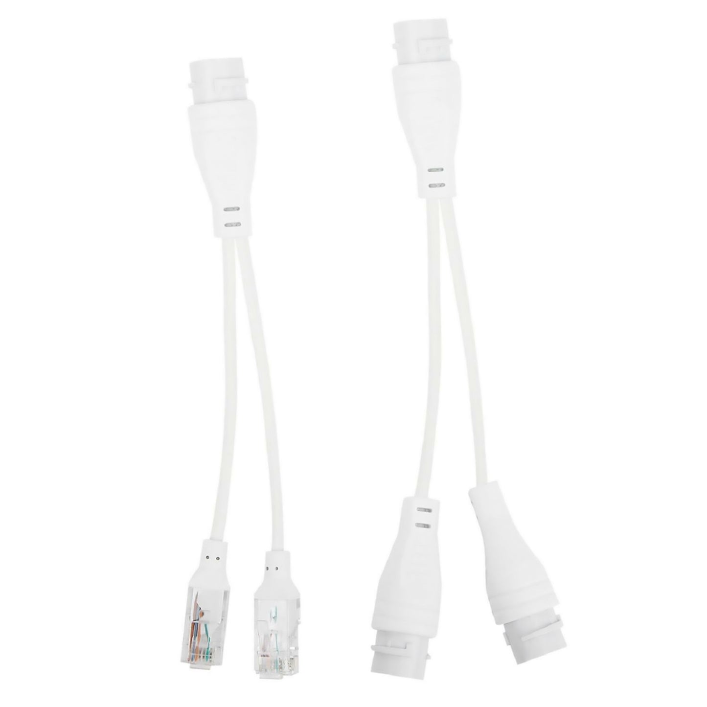 1 to 2 Adapter Network Splitter Poe Switch Connector Rj45 Synthesizer Separator