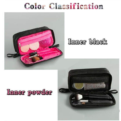 Cosmetic Bag Large Nylon Waterproof Toiletries Organizer Makeup Purse 19*10*7 CM