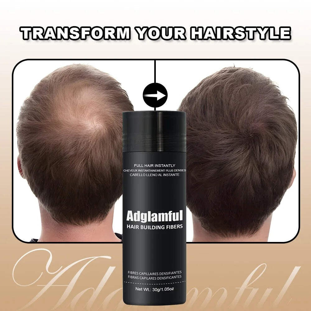 Hair Fiber Powder 30g | Aadglamful Hairline & Volume Filler
