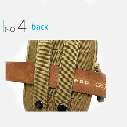 New Men Waist Bag Casual Durable Waist Pack Belt Canvas Multifunction Zipper Bag