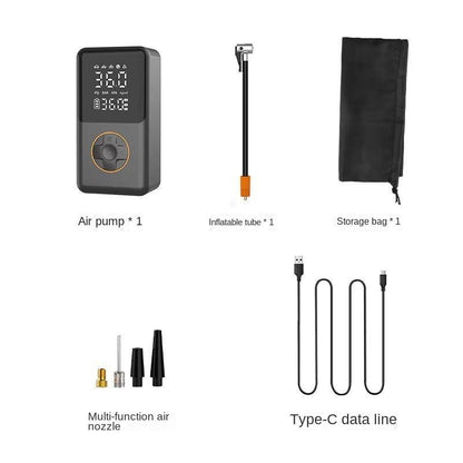 portable car inflation pump, intelligent wireless tire inflation pump