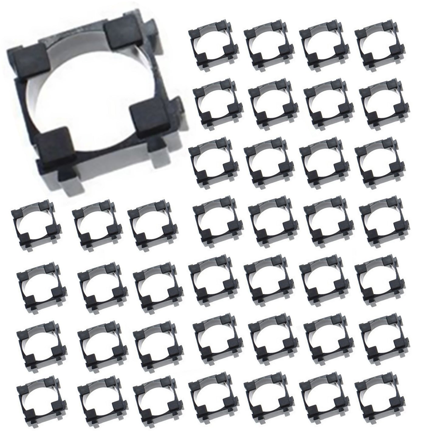 100* Battery Bracket 18650 Safety Anti Vibration Holder Bracket Lithium Battery