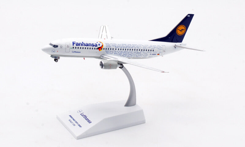 1:200 JC Wings Fanhansa BOEING 737-300 Passenger Airplane Diecast Aircraft Model
