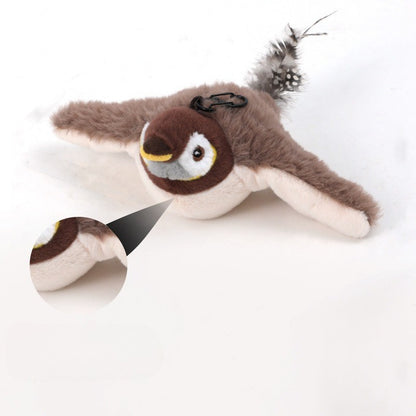 Plush tapping, shaking, bird, electric cat, dog, self fun simulation toy--us