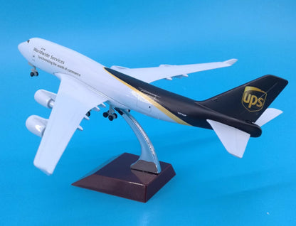 20CM UPS BOEING 747-400 Aircraft Plane Diecast Aeroplane Airplane Model