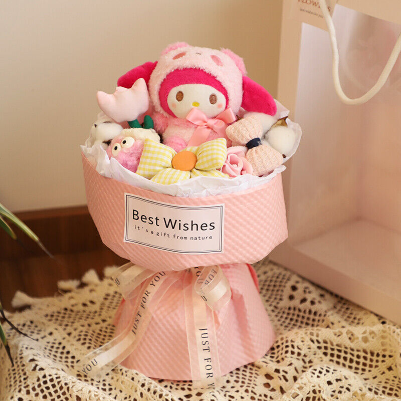 Hellokitty Bouquet Doll Kuromi Graduation/birthday/valentine's Day Gift