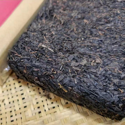 500g Yunnan Old Pu-erh Tea Brick 1997 Zijuan Flower Cooked Puerh Tea Aged Pu'er