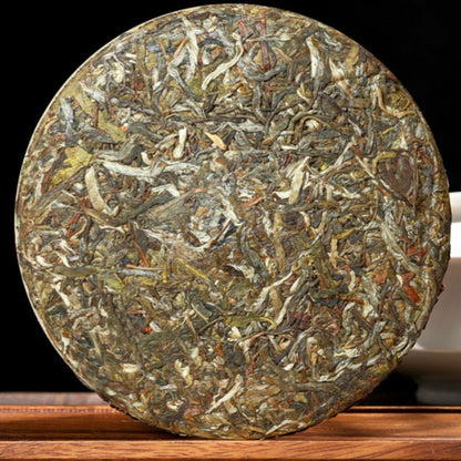 357g Yunnan Ancient Tree Ban Zhang Qizi Cake Tea Ancient Tree Raw Pu'er Tea Cake