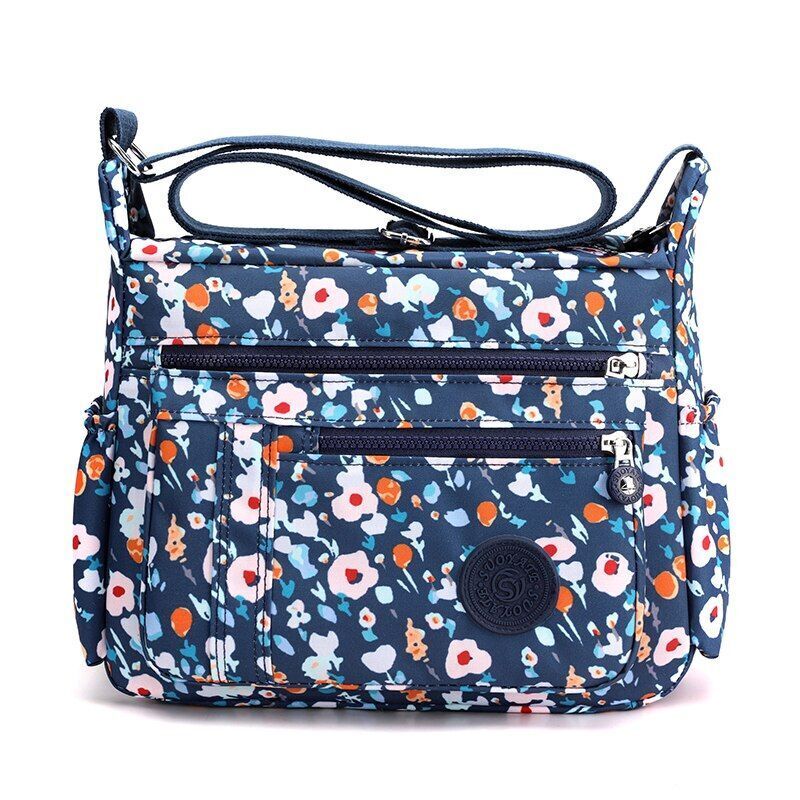 Handbag Luxury Nylon Shoulder Bag 29*12*22CM Polyester Handbag Tote Purse Blue