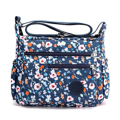 Handbag Luxury Nylon Shoulder Bag 29*12*22CM Polyester Handbag Tote Purse Blue