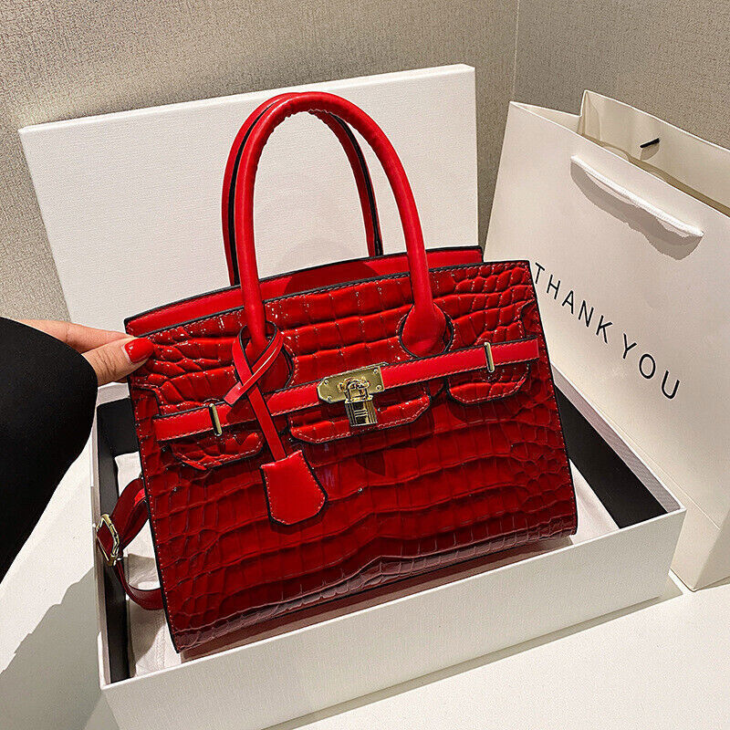 High Quality Lock Handbag Women's Tote Bags,Purse,Fashion Satchel/Top Handle Bag