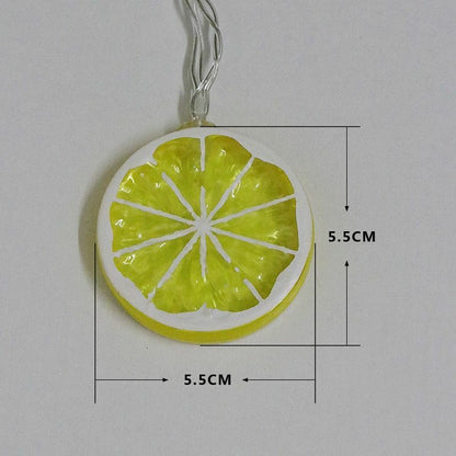 LED Lemon String Light 3M Shape Fairy Warm White Strip Battery USB Operated Wire
