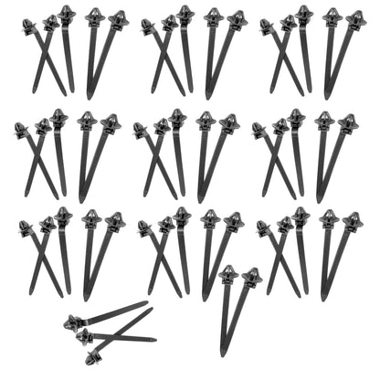 50pcs Universal Car Flexible Nylon Cable Tie Bundled Wire Band Strap Clip 80x5mm