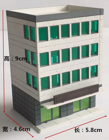 1:150 Building Model City Railway House Scene Display Building Model Toy