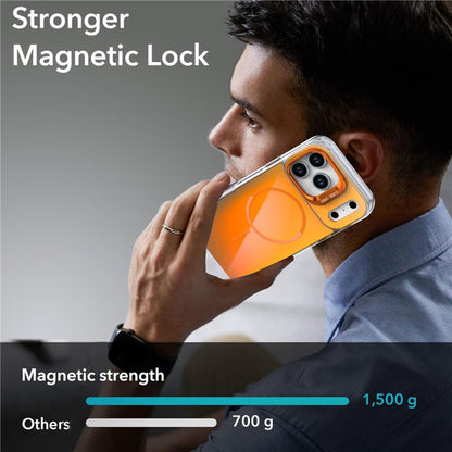 Magnetic Phone Case with Color-Changing Camera Bracket for iPhone 17 Pro Max/16