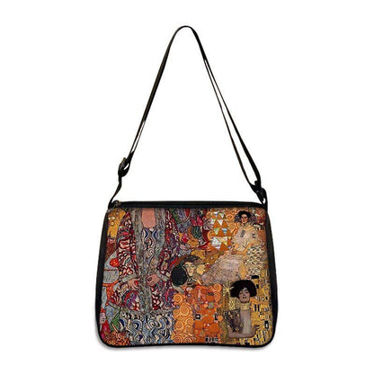 Famous Paintings Handbag Women Shoulder Bags Shopping Bag Canvas Pouch Zipper