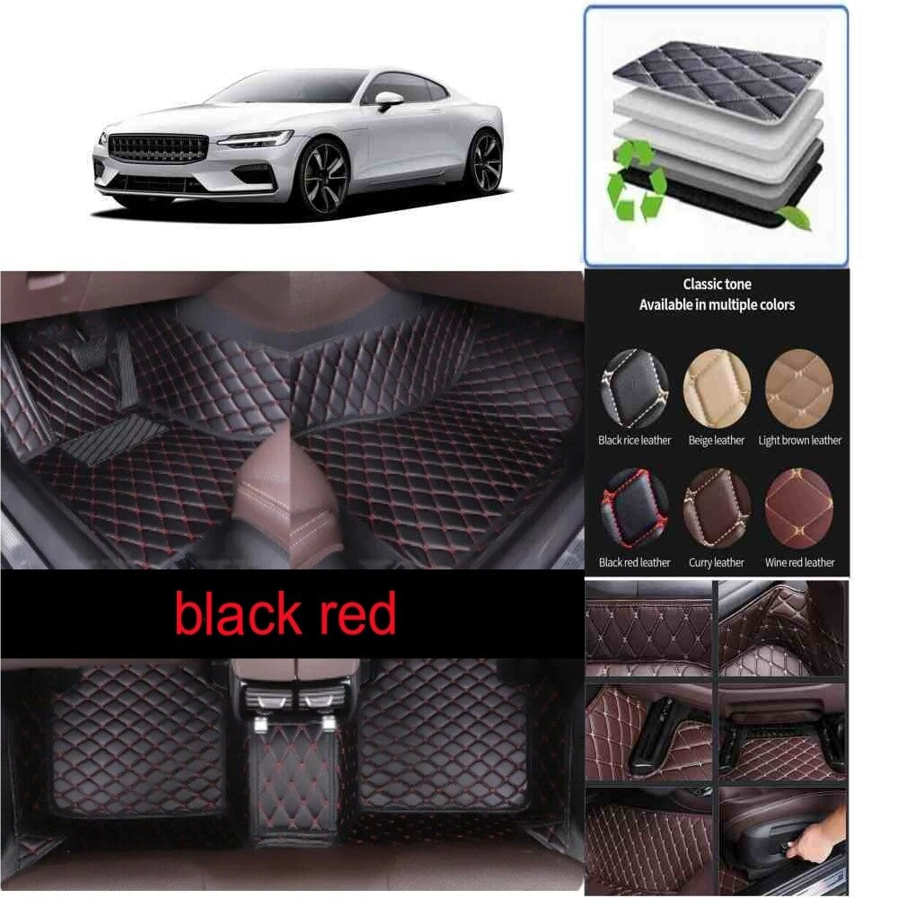 For Smart All Models Car Floor Mats Waterproof Auto Luxury Custom Mats Carpets