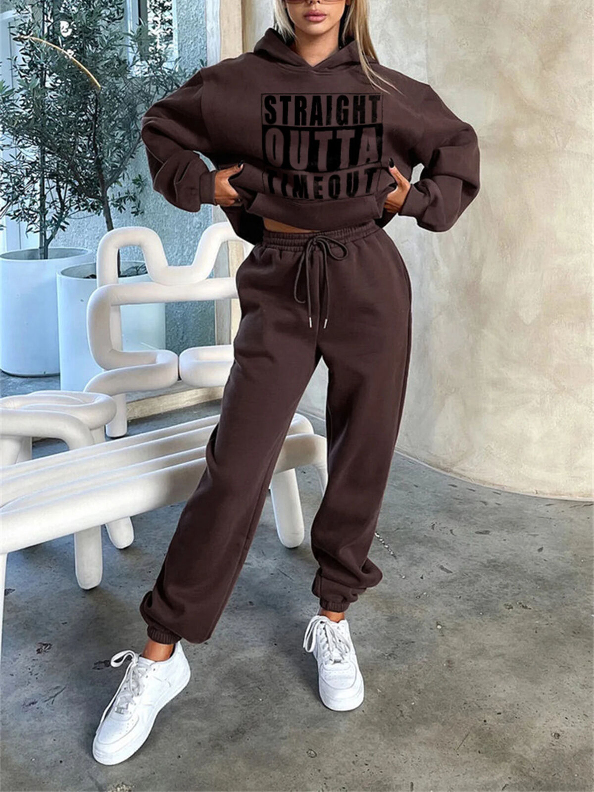 Suit Winter Spring Tracksuit Women 2 Pieces Set Sports Sweatshirts Sweatpants