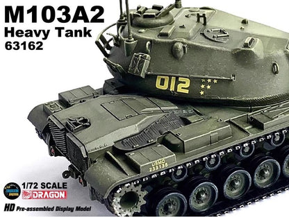 Dragon 1/72 American M103A2 Heavy Tank Ornament World Of Tanks 63162 Model Toys