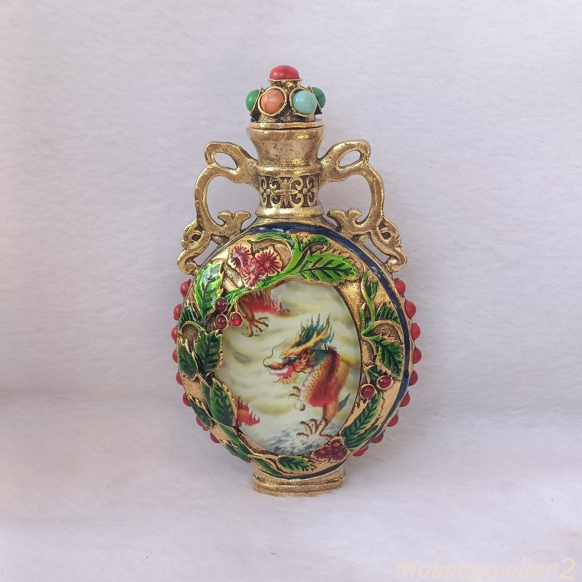 Antique Bottle Collection Inlaid Painted Noctilucent