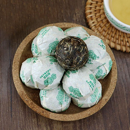HAIWAN Old Comrade Qiao Mu Tuo Pu-erh Tea Tuo Raw Puer Mini Lao Tong Zhi